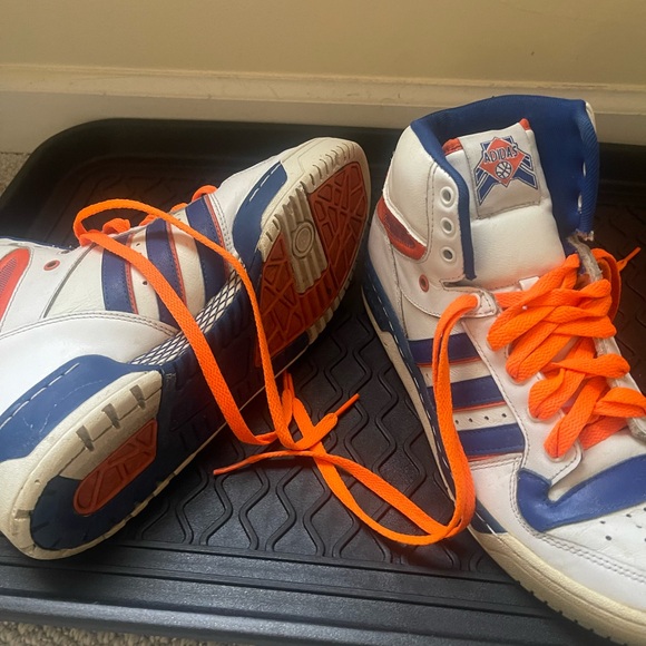 adidas Other - Adidas Attitude Hi Retro
Sneakers - White/Blue/Orange
(Men's 8.5)